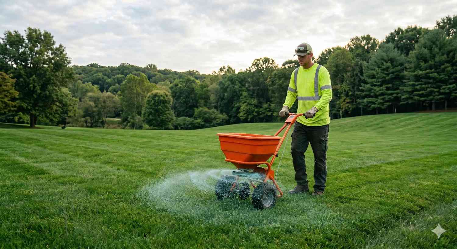 Commercial Pre-Emergent Turf Application in Winston-Salem & Charlotte, NC. Complete Grounds Commercial Landscaping