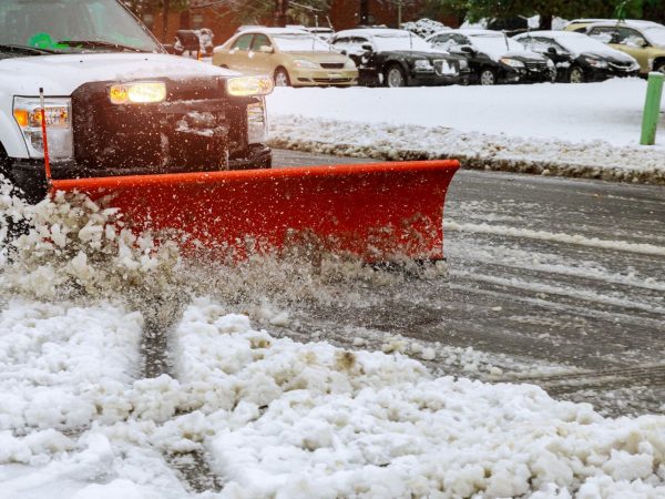 Truck Clearing Snow